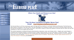 Desktop Screenshot of exerciseplace.org